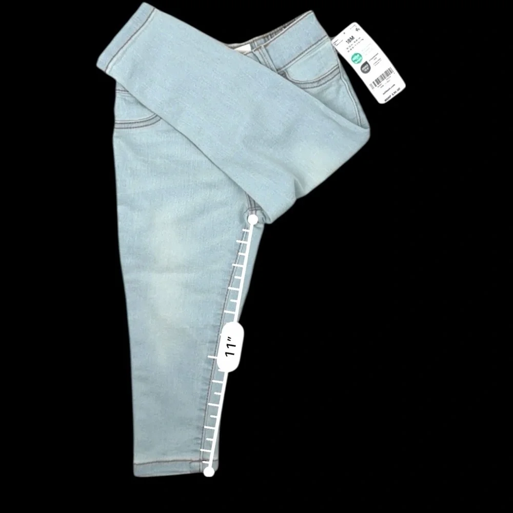 OshKosh B’gosh by Carter’s Baby Girl Jeans 18M Light Wash – Brand New with Tags - Picture 12 of 16